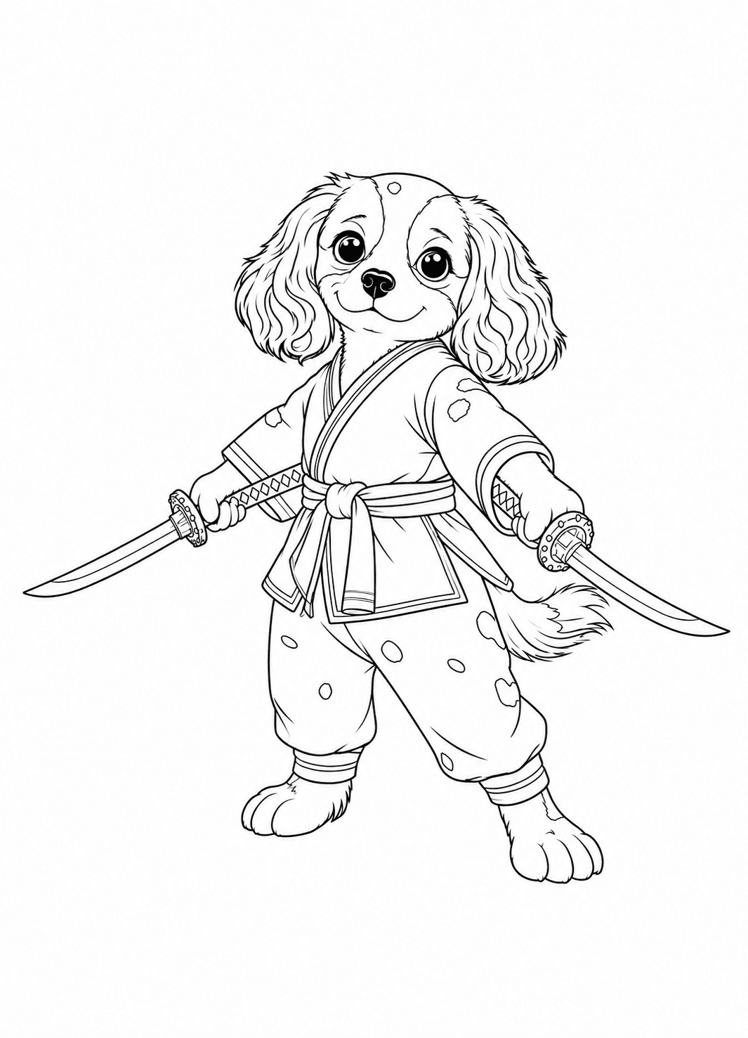 Daisy black-and-white colouring outline