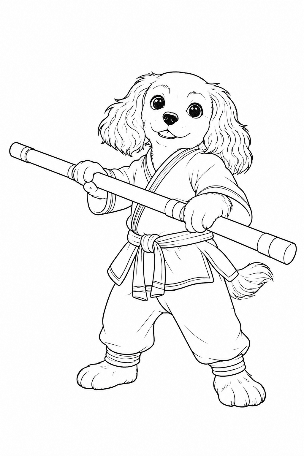 Max black-and-white colouring outline