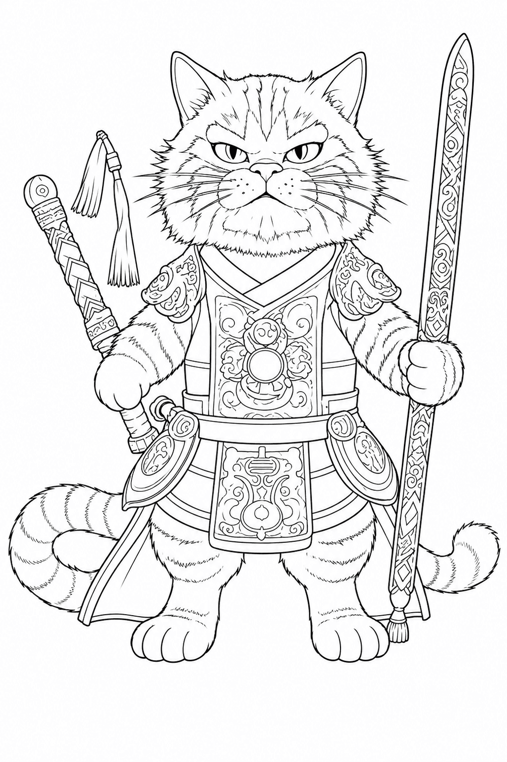 Minx black-and-white colouring outline