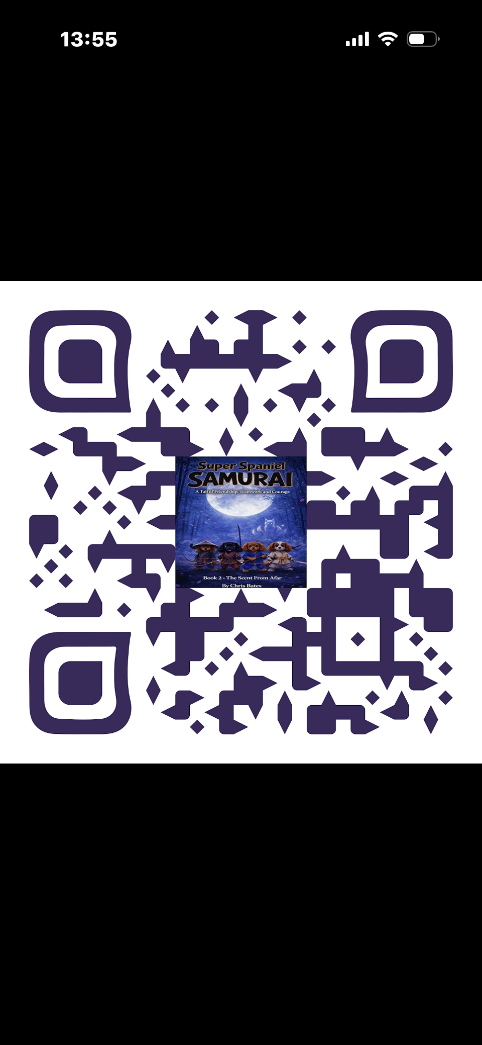 Original QR code for Book 2, The Scent From Afar, linking to Kindle eBook on Amazon.com.