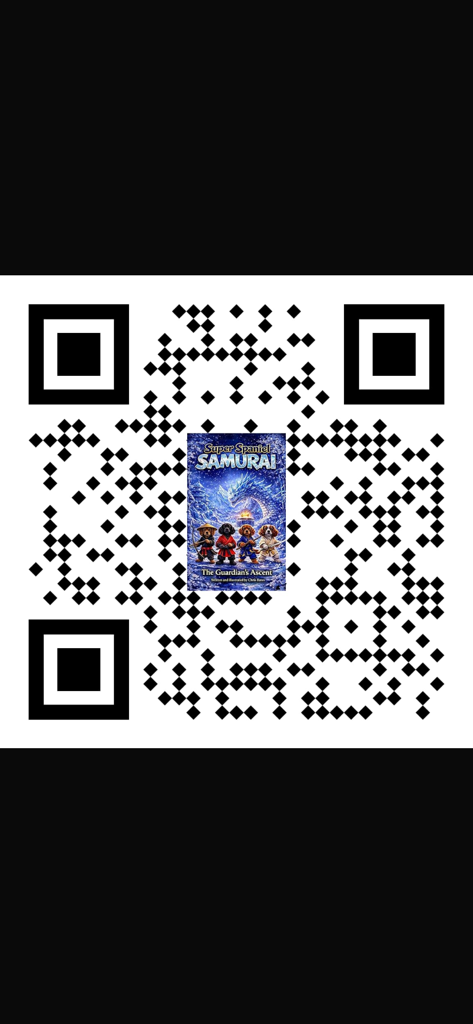 Original QR code for Book 4, The Guardian’s Ascent, linking to Kindle eBook on Amazon.com.